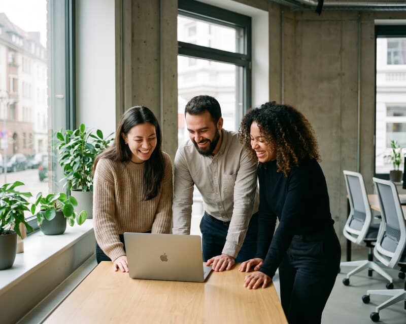 Recruiting team in the office