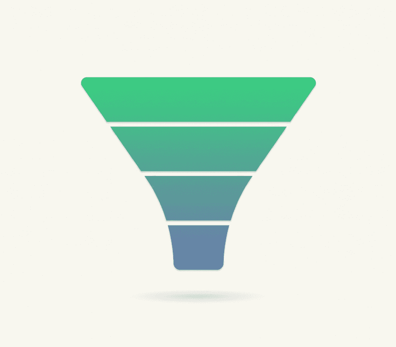 Recruiting funnel from visitor to mandate